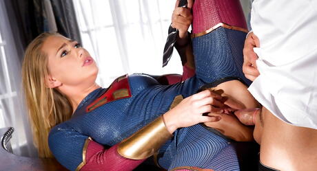 Stunning american porn star Carter Cruise banged in her hairy pussy after wet blowjob 